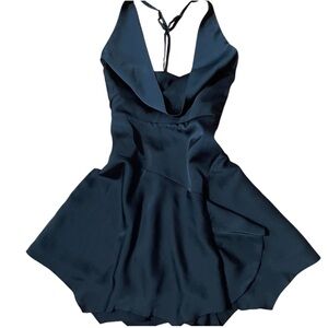 NWT Halter Cowl Neck Mini Dress